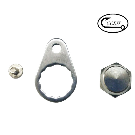 Baitcasting Reel Handle Nut Caps With Screw