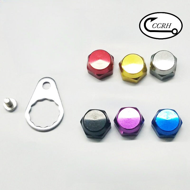 CCRH Baitcasting Reel Handle Nut Caps With Screw