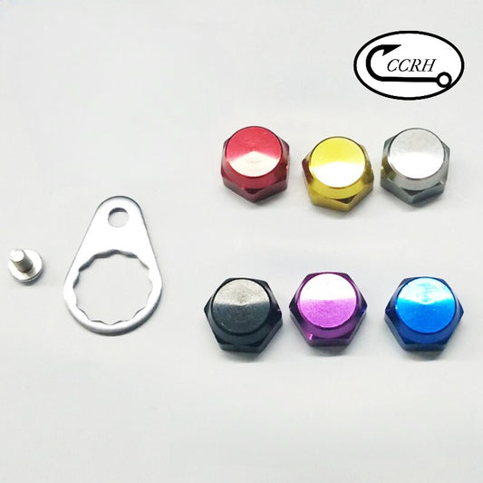CCRH Baitcasting Reel Handle Nut Caps With Screw