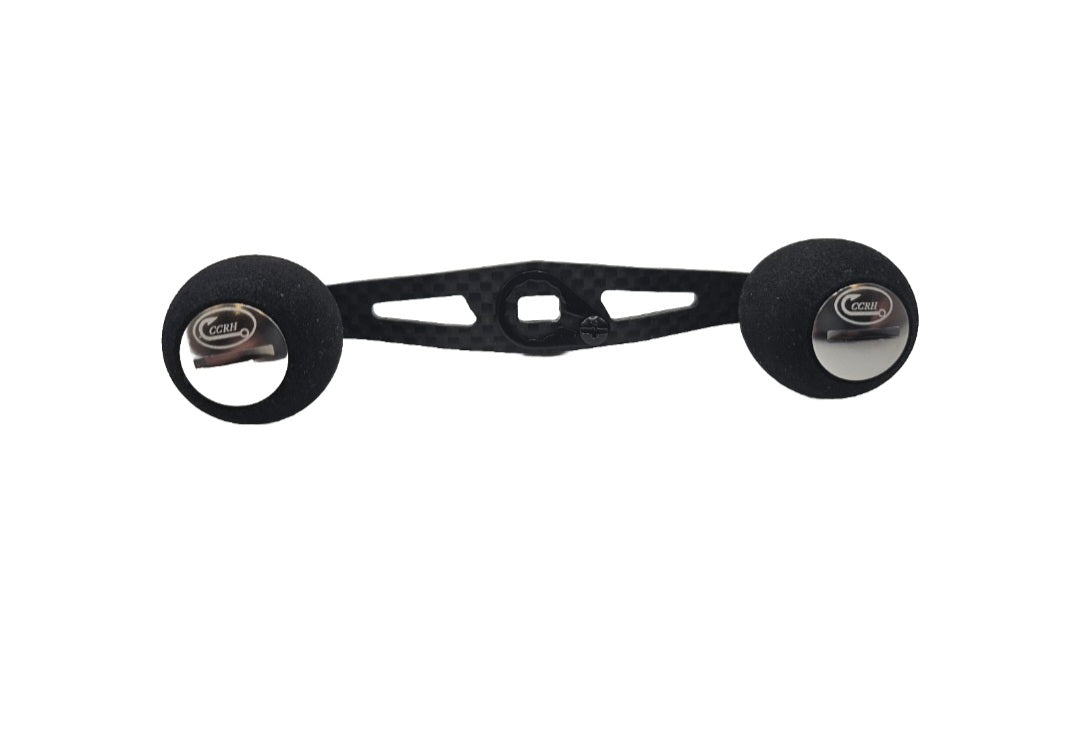 CCRH 105mm Carbon Fiber Reel Handle Round EVA Foam Grips