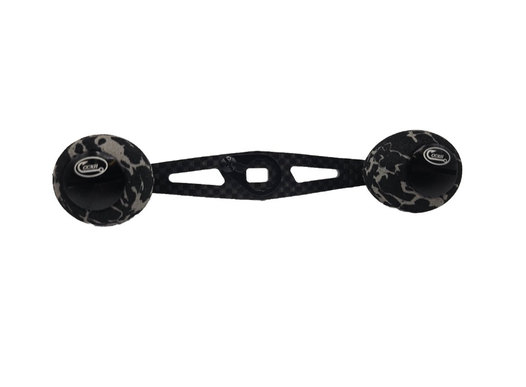 CCRH 105mm Carbon Fiber Reel Handle Round EVA Foam Grips