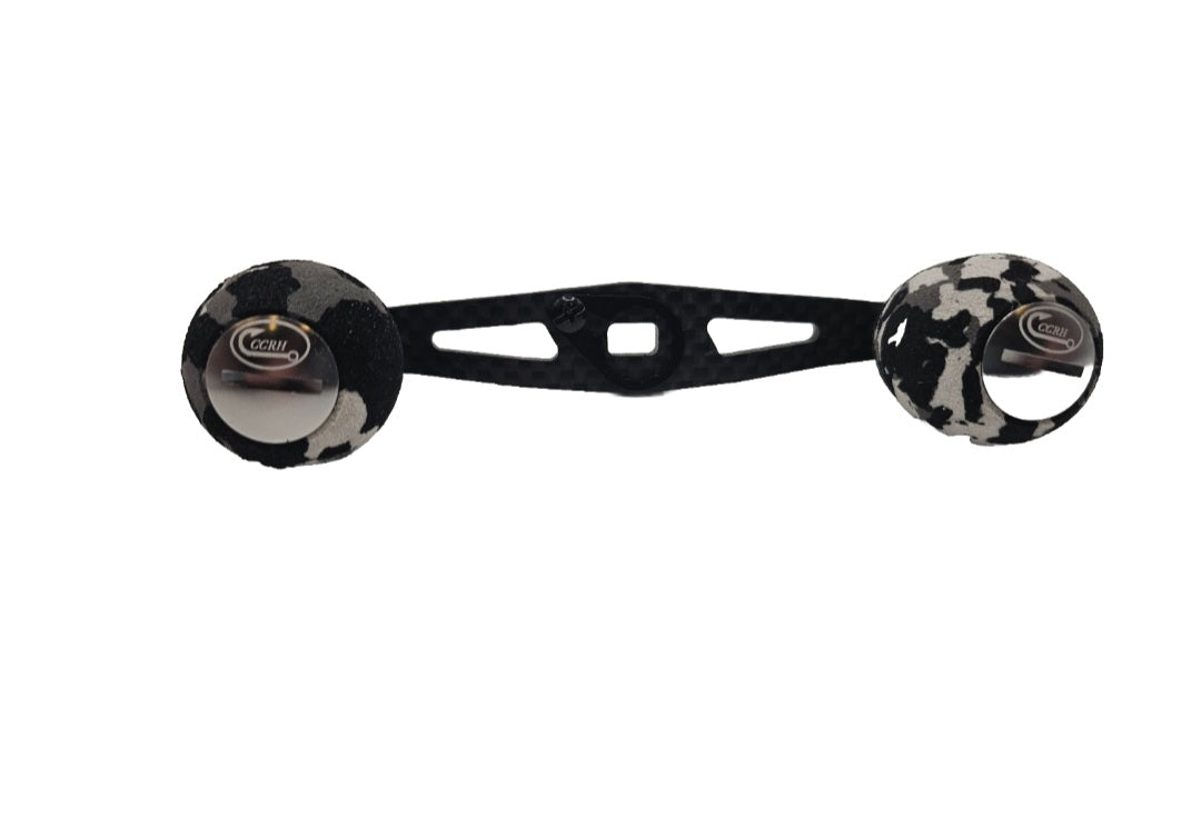 CCRH 105mm Carbon Fiber Reel Handle Round EVA Foam Grips