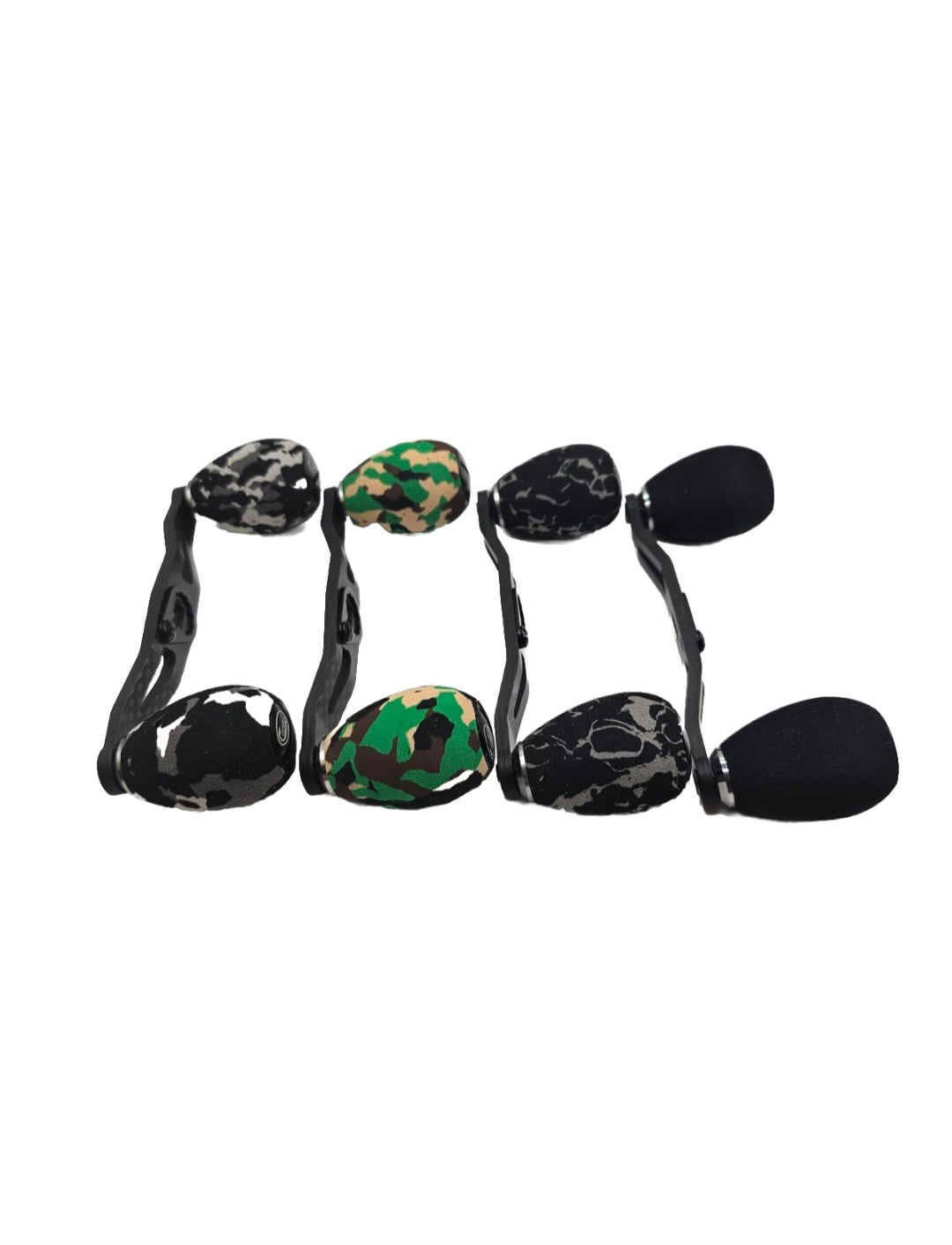 CCRH 105mm Carbon Fiber Reel Handle Round EVA Foam Grips