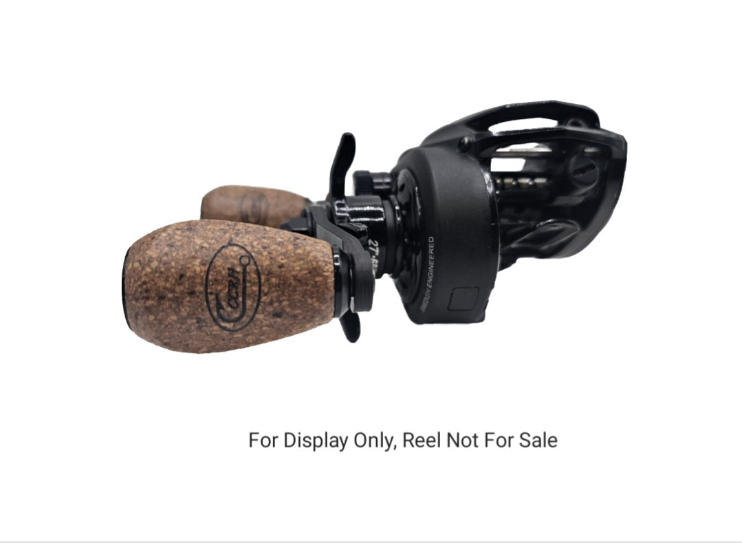 CCRH 120mm Carbon Fiber Power Reel Handle Cork Grips