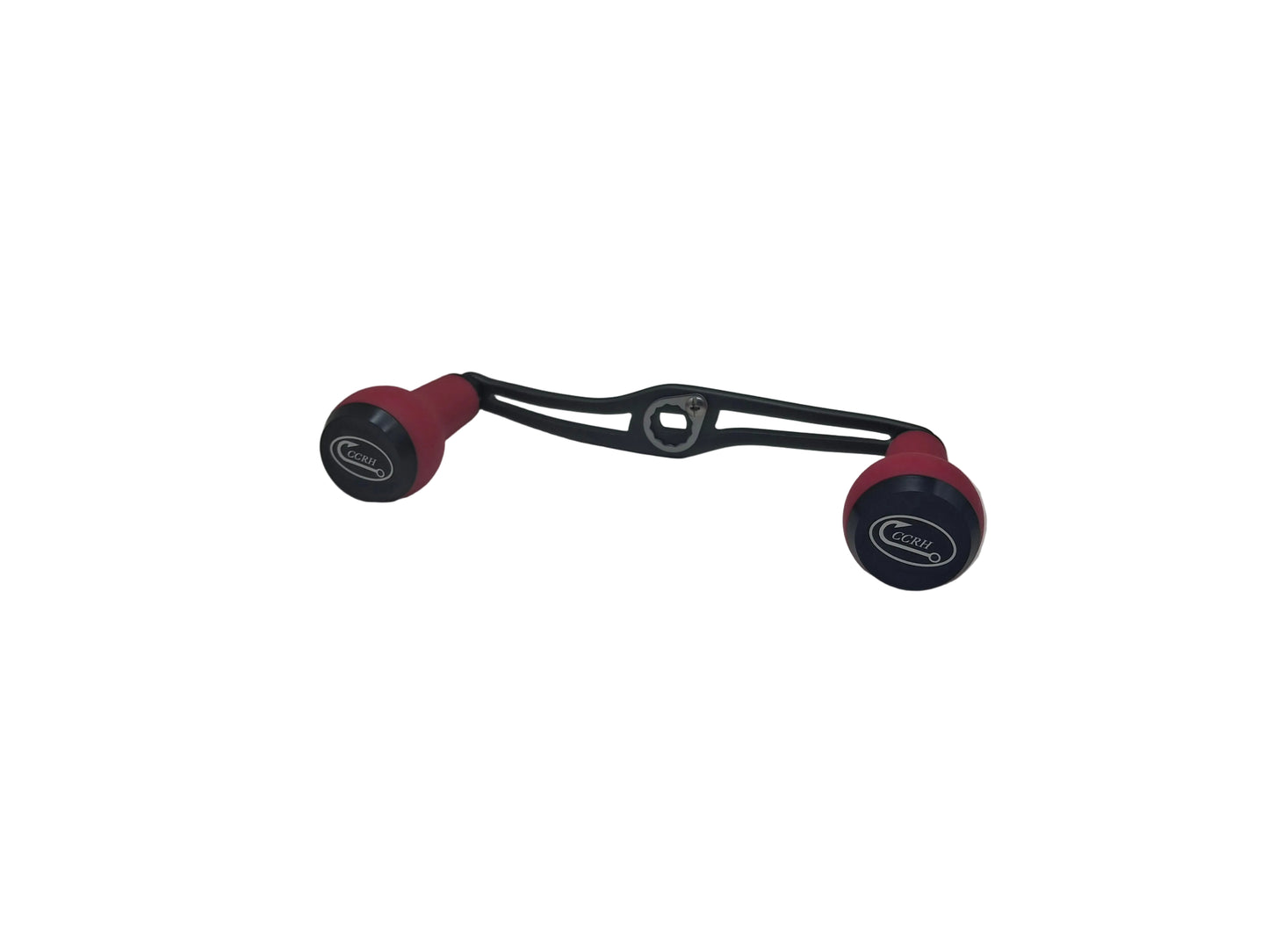 Lightweight Swept Aluminum Alloy Baitcasting Reel Power Handle 110mm with TPE Knobs