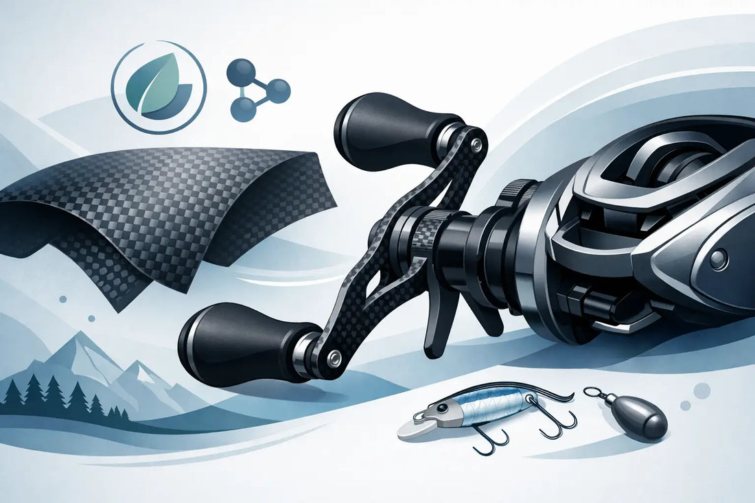 Carbon Fiber Reel Handle Guide