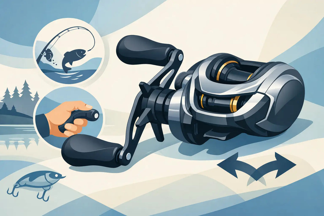 Swept Reel Handle Benefits for Baitcasters