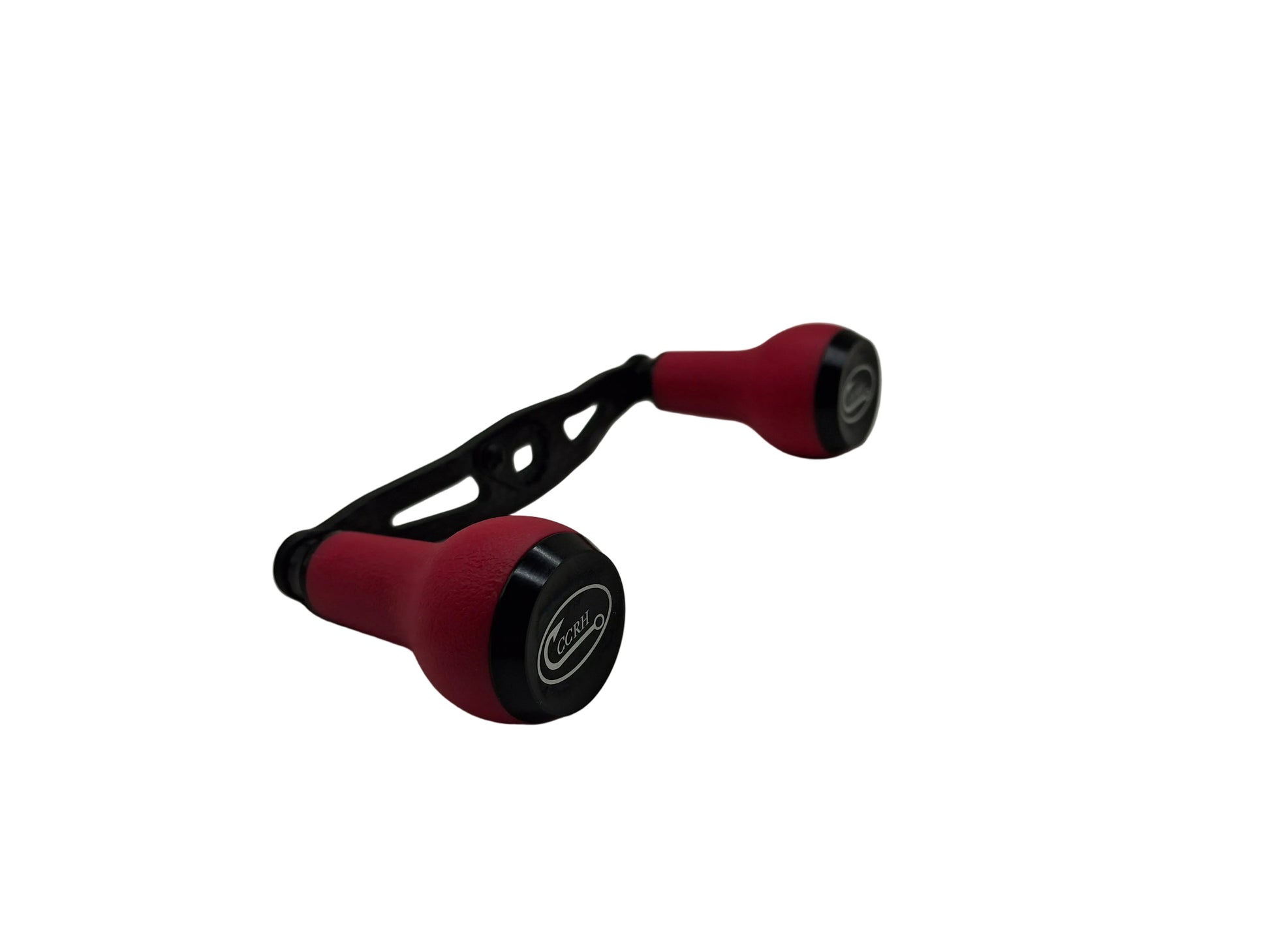 110mm Carbon Fiber Baitcasting Reel Handle – TPE Knobs Upgrade – Cooper Custom Reel Handles