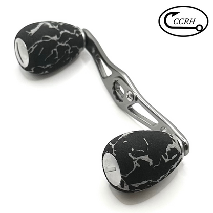 🎁 Lightweight Swept Aluminum Alloy Baitcasting Reel Power Handle 110mm with Cork or EVA Foam Knobs (100% off)