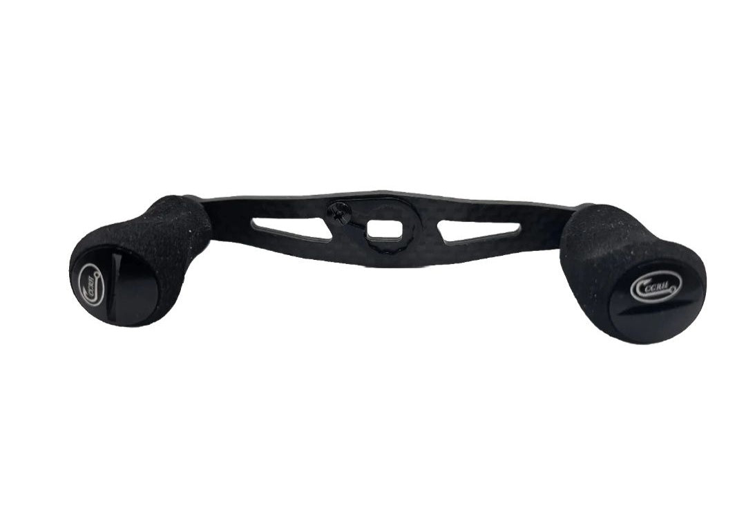 🎁 Carbon Fiber Baitcasting Handle – EVA/Cork Knobs – Universal + Adapter (100% off)