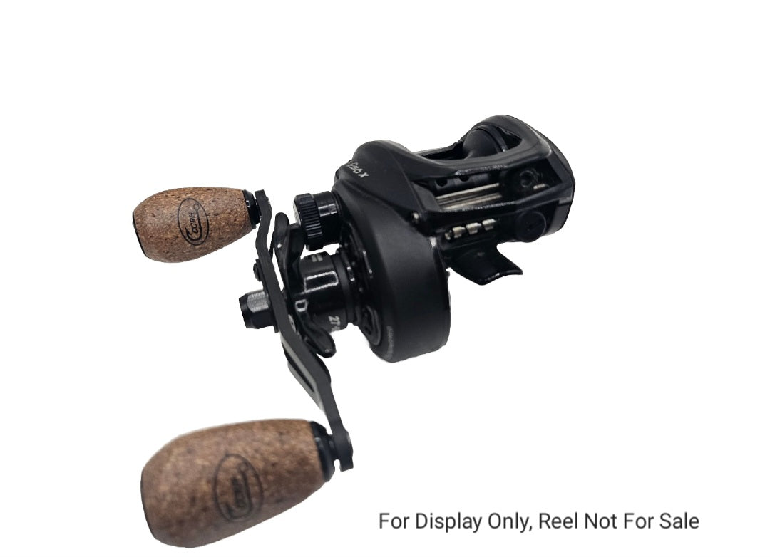 bass pro carbonlite baitcast reel handle 110mm Carbon Fiber Baitcasting Handle – EVA/Cork Knobs – Cooper Custom Reel Handles