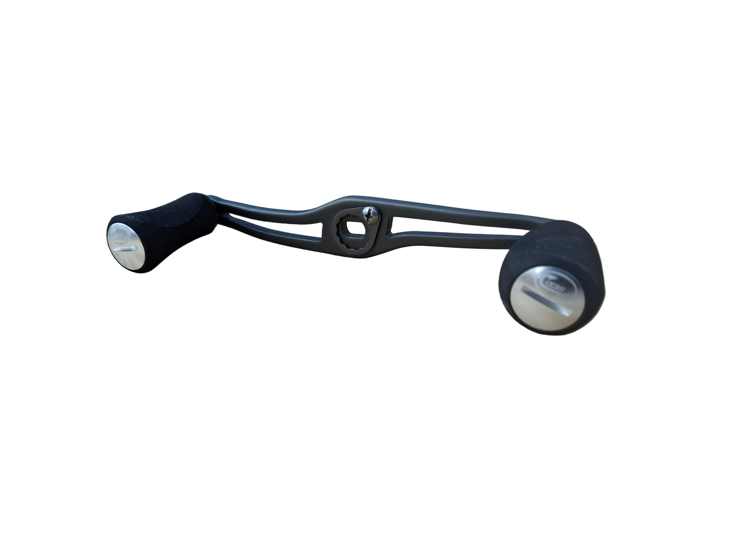 Lightweight Swept Aluminum Alloy Baitcasting Reel Power Handle 120mm with Cork or EVA Foam Knobs