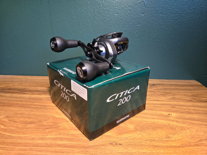 Shimano Citica 200 Baitcasting Reel w/ 95mm Carbon Fiber Handle