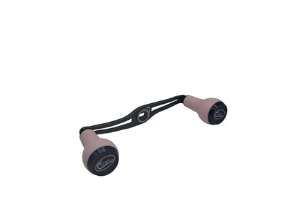 Lightweight Swept Aluminum Alloy Baitcasting Reel Power Handle 120mm with TPE Knobs