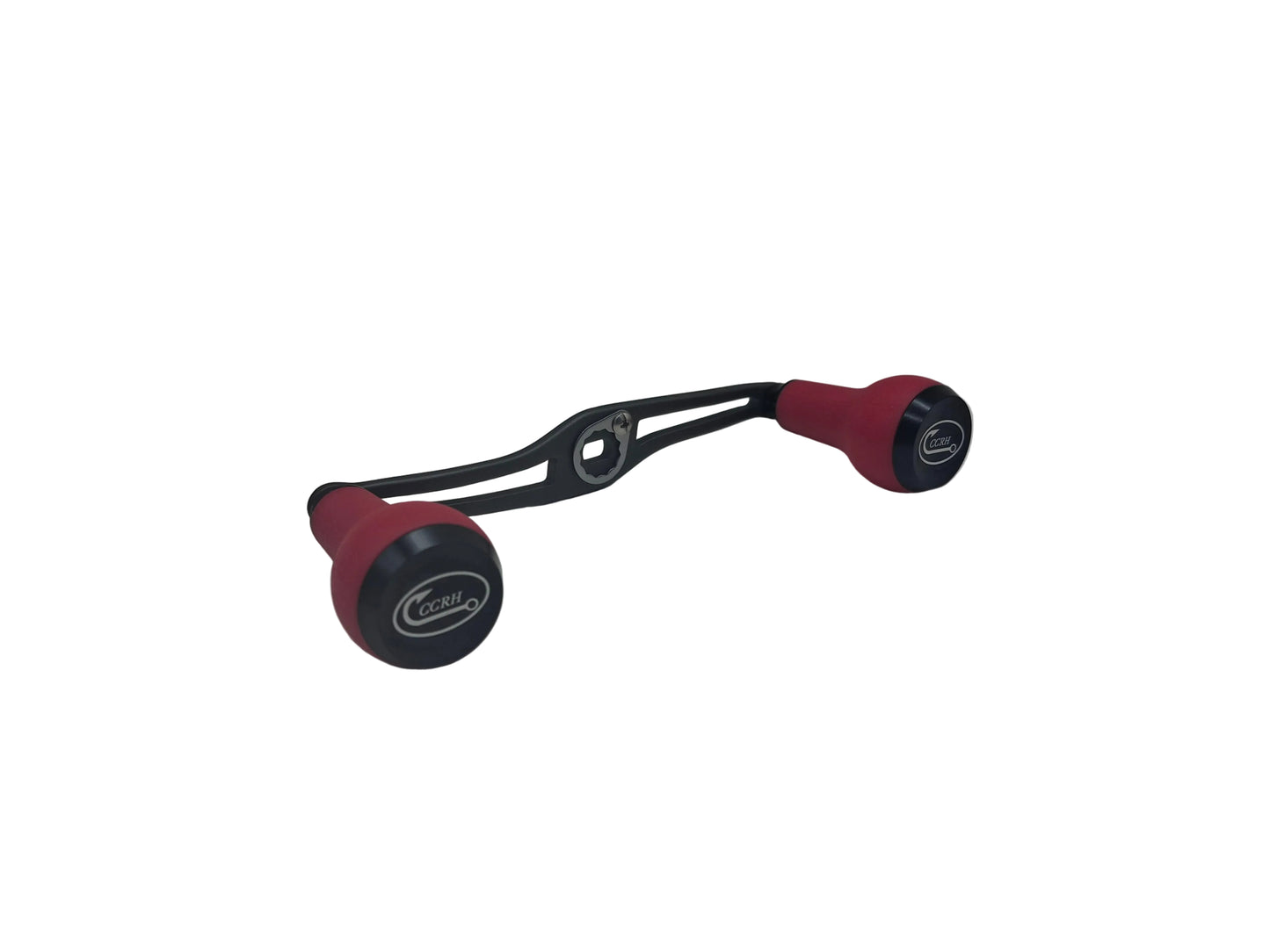 Lightweight Swept Aluminum Alloy Baitcasting Reel Power Handle 120mm with TPE Knobs