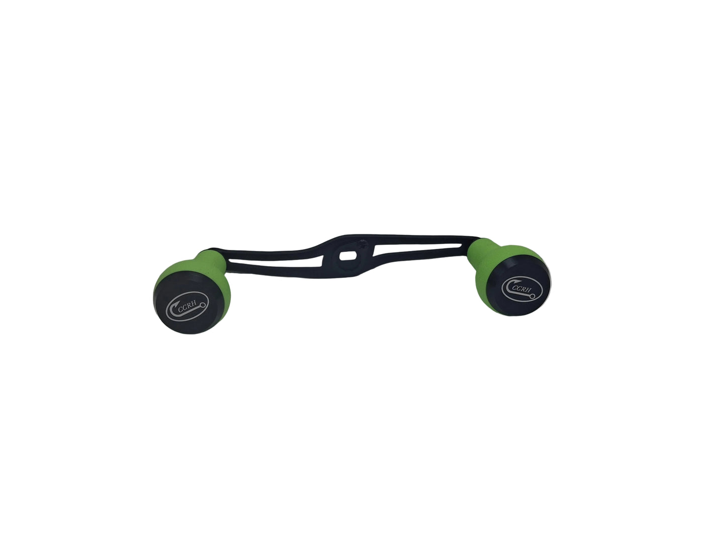 Lightweight Swept Aluminum Alloy Baitcasting Reel Power Handle 120mm with TPE Knobs