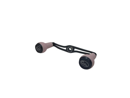 Lightweight Swept Aluminum Alloy Baitcasting Reel Power Handle 120mm with TPE Knobs