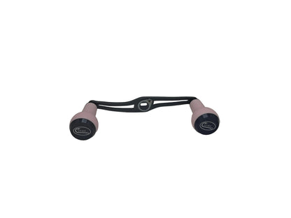 Lightweight Swept Aluminum Alloy Baitcasting Reel Power Handle 120mm with TPE Knobs