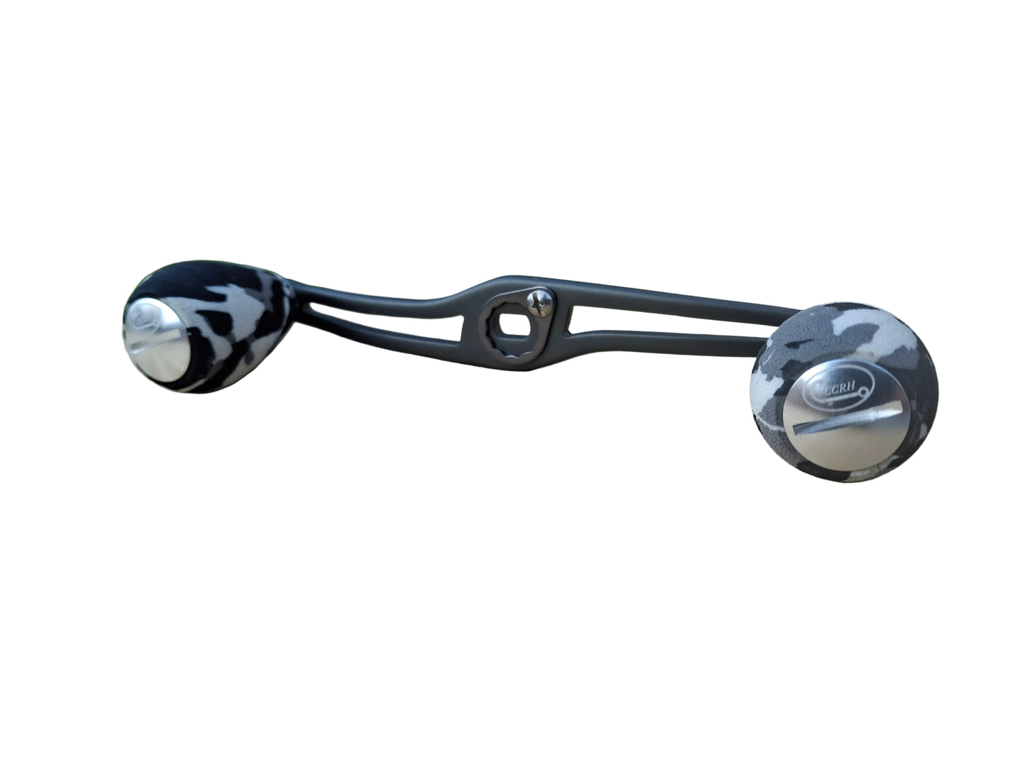 Lightweight Swept Aluminum Alloy Baitcasting Reel Power Handle 120mm with Cork or EVA Foam Knobs