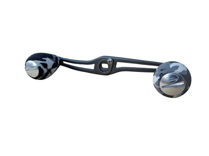 Lightweight Swept Aluminum Alloy Baitcasting Reel Power Handle 120mm with Cork or EVA Foam Knobs