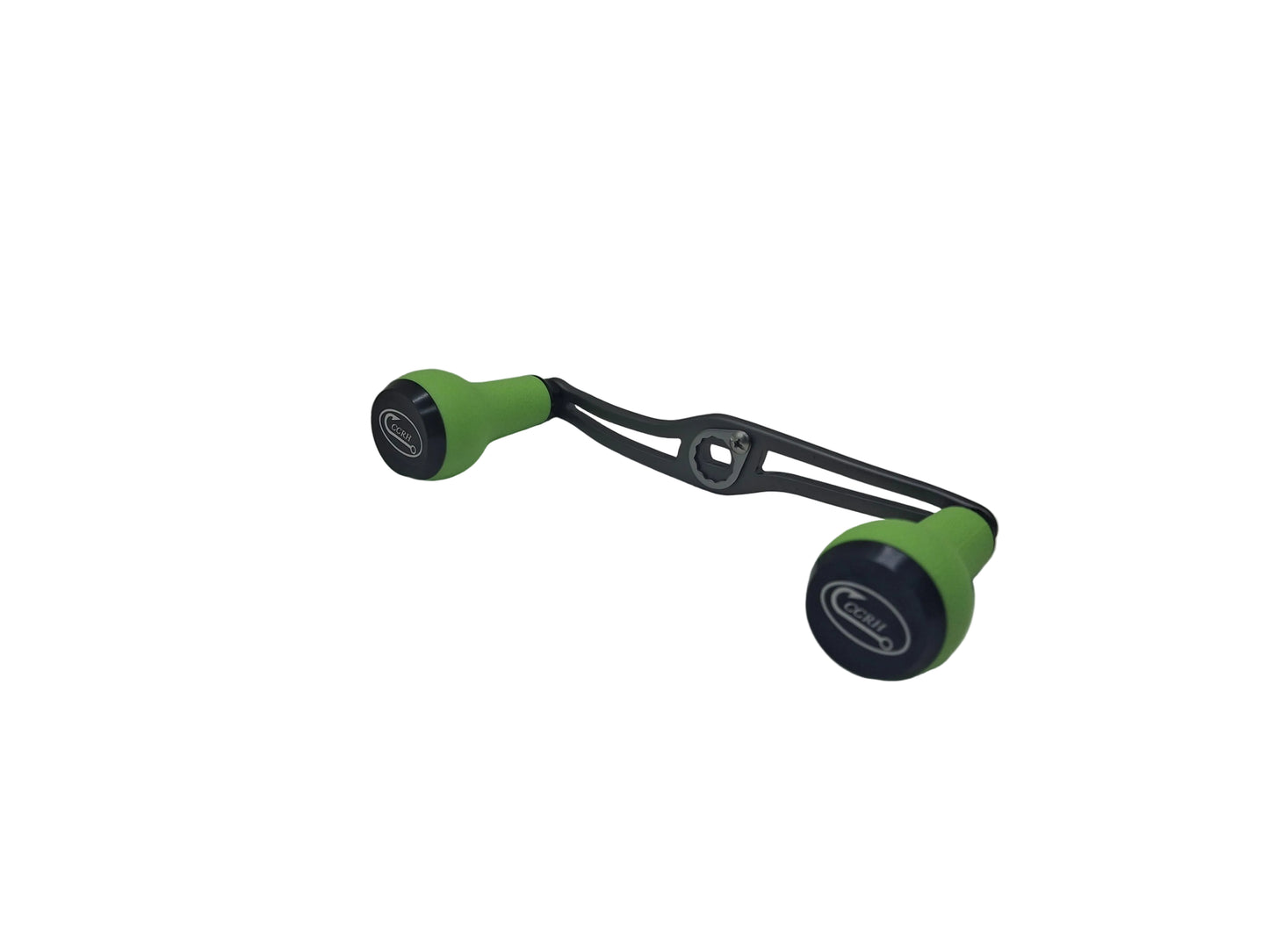 Lightweight Swept Aluminum Alloy Baitcasting Reel Power Handle 120mm with TPE Knobs