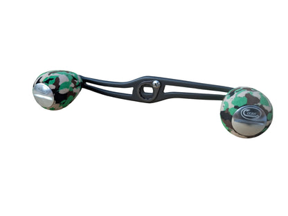 Lightweight Swept Aluminum Alloy Baitcasting Reel Power Handle 120mm with Cork or EVA Foam Knobs