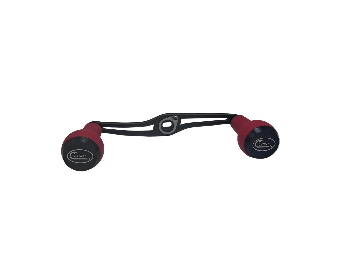 Lightweight Swept Aluminum Alloy Baitcasting Reel Power Handle 120mm with TPE Knobs